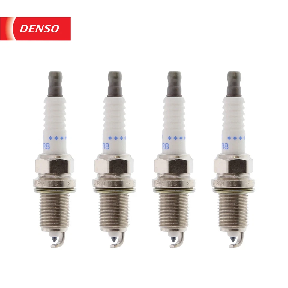 4x Double Platinum Spark Plug Denso 3173 PKJ20CR8 for Dodge Caliber 2008 - Image 1 of 1