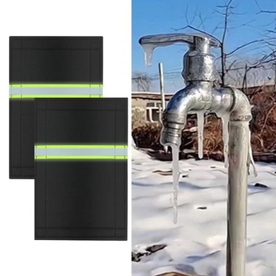 Set of 2 Winter Tap Covers with Insulation and Reflective Safety - Image 1 of 4
