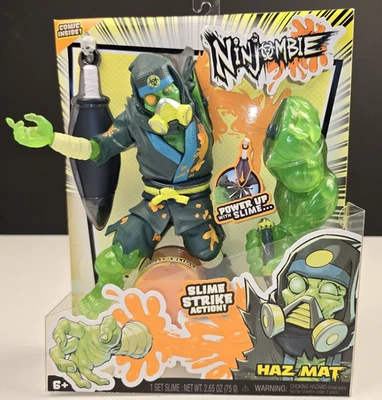 NINJOMBIE Roblox HAZ MAT Mix & Match Action Figure Weapon SLIME Comic Book - Image 1 of 4