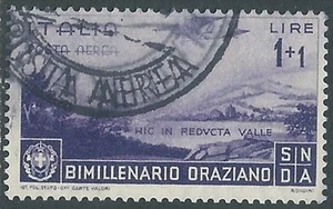 1936 REGNO POSTA AEREA USATO ORAZIO 1 LIRA - P3 - Picture 1 of 1