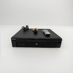 Sony DVP-NC600 escaneo progresivo cambiador de DVD/CD de 5 discos con control remoto y cables PROBADO - Imagen 1 de 12