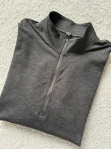 Lululemon Metal Vent Tech 1/4 Zip Pullover Shirt Mens Large Black Athletic Gym - Picture 1 of 7