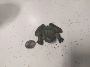 VTG Cast Iron Male Frog Paperweight Naughty Anatomically Correct - Picture 1 of 9