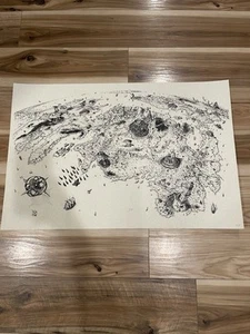Serigrafía Mapa Juego de Tronos Variante Jeff Murray Tierras Hielo y Fuego 141/145 - Imagen 1 de 11