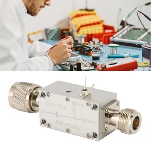 Wzmacniacz szerokopasmowy RF 10 MHz-6GHz DC50V RF DC Blocker RF Wzmacniacz szerokopasmowy CB - Zdjęcie 1 z 22