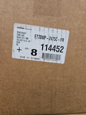 Cooper Wheelock ET70WP-2475C-FR LOW PROFILE WEATHERPROOF SPEAKER STROBE