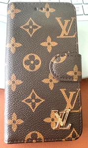NEW ELEGANT SIGNATURE Impact-Resistant Brown L-V iphone 16 Case W/Magnetic Ring - Photo 1 sur 5