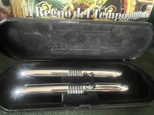 🔴 BMW penna stilografica e sfera cromate scrivono con astuccio 2 PENNE - Imagen 1 de 11