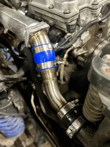 Tubos Boost de acero inoxidable TD5 Discovery 2 - Imagen 1 de 4