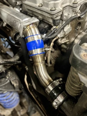 Tubos Boost de acero inoxidable TD5 Discovery 2 - Imagen 1 de 4