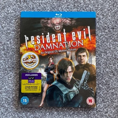Resident Evil Damnation Blu-Ray (2012) Makoto Kamiya Motion Picture w/ Slipcover - Image 1 of 4