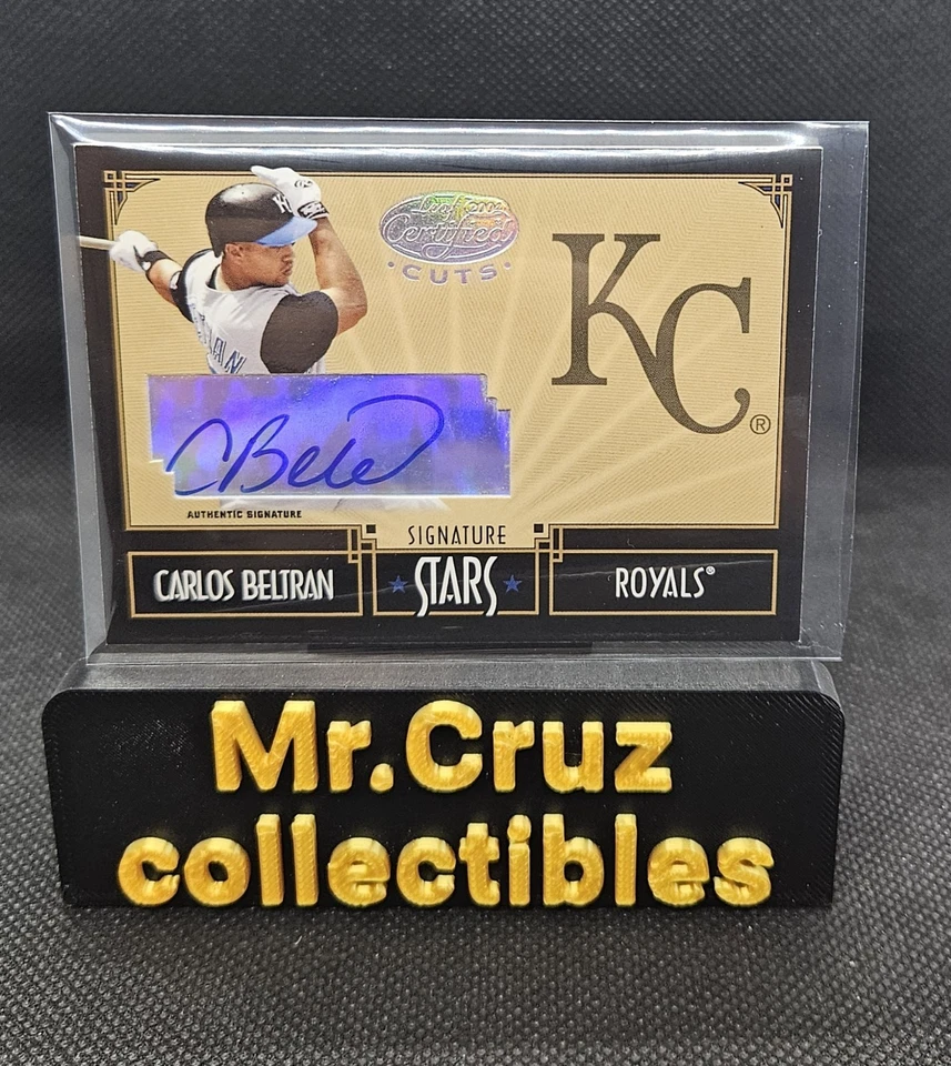 Carlos Beltrán 2004 hoja certificada cortes estrellas automático 04/50 #S-16 Foto 1 de 2