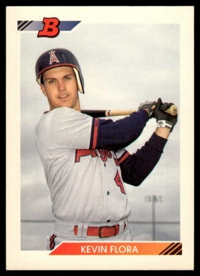1992 Bowman Kevin Flora Rookie California Angels #283 - Image 1 of 2