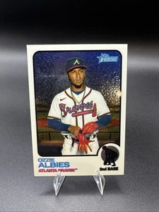 2022 Topps Heritage - Ozzie Albies #378 Chrome /999 - Picture 1 of 3