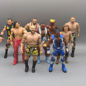 Konvolut 9 WWE AEW Action Figuren Mattel Jazwares Miro Big E Kofi Moxley Nakamura - Bild 1 von 18