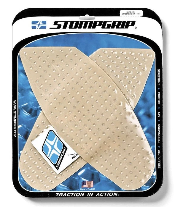 Stomp Grip Tank Protectors Clear Fits Suzuki GSX-R600 2008-2009 - Изображение 1 из 1