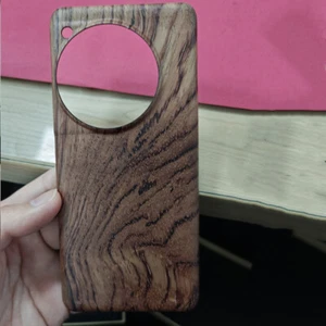 Walnut Rosewood Wooden Hard Back Case For OnePlus 12/11/Ace2 Pro Luxury Cover - Picture 1 of 12