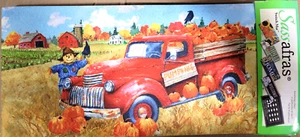 Evergreen - Hello Fall Truck - Sassafras Switch Mat 10" X 22" - Picture 1 of 6