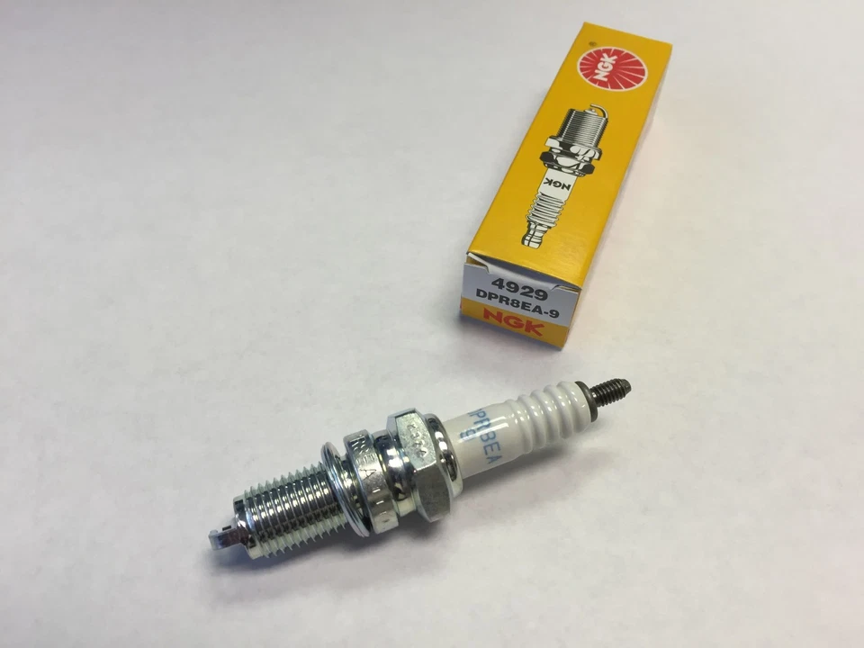 New NGK Spark Plug Part# DPR8EA-9 Yamaha Raptor Rhino Grizzly 660 XR650 XR600 - Image 1 of 1