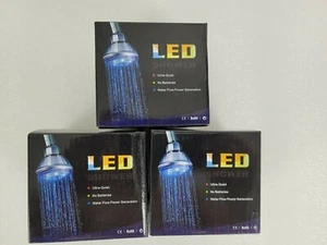 (New) {Lot of 3} LED Shower RGB Color (Temp Detectable)  - Picture 1 of 6