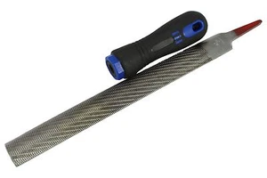 Chemisch polierte halbrunde Raspel 7" Feile - Bild 1 von 4