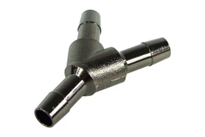 8mm (10/8mm) Y Schlauchverbinder - Messing - black nickel - Afbeelding 1 van 2