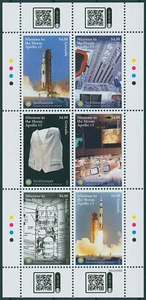Grenada 2021 MNH Space Stamps Smithsonian Apollo 13 Missions to Moon 6v M/S I - Picture 1 of 1