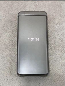 KYOCERA 902KC 903KC DIGNO 3 ANDROID FLIP PHONE Silver SOFTBANK SIM Japan Seller - Picture 1 of 5