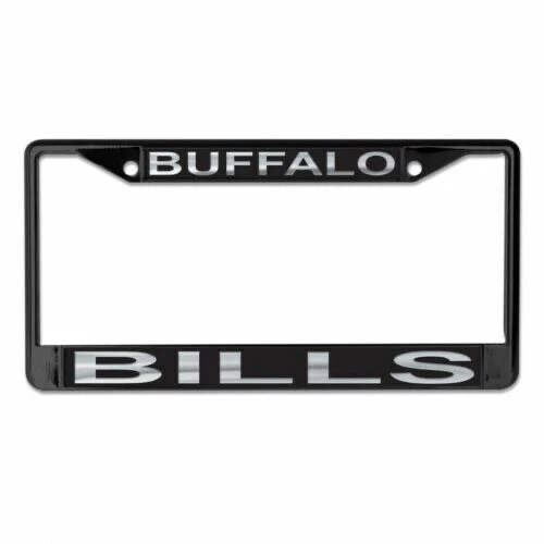 Authentic BUFFALO BILLS Official NFL Black METAL LICENSE PLATE FRAME BEST GIFT  - Image 1 of 1