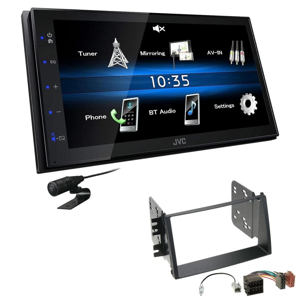 JVC Autoradio Touchscreen Bluetooth USB für KIA Soul 2008-2011 schwarz