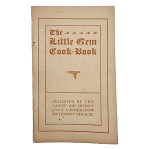 Little Gem Cookbook Ladies Aid Society Methodist East Longmeadow Springfiled MA - Imagen 1 de 12