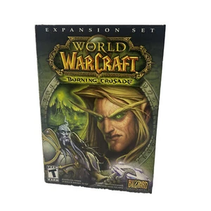 Blizzard World of Warcraft Burning Crusade 4-Disc Expansion DVD-ROM BONUS GAME - Picture 1 of 4