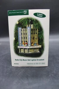 NEW Dept 56 RADIO CITY MUSIC HALL Lighted Christmas Ornament 56.59432 - Picture 1 of 6
