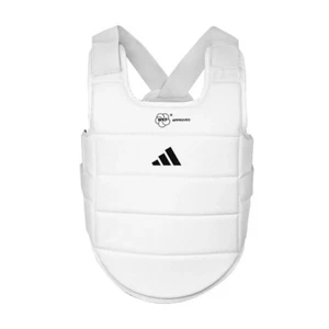 adidas WKF Approved Karate Body Armour Chest Protector Guard Adult S-XL Pad - Picture 1 of 7