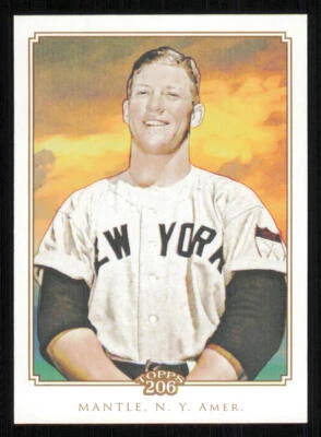2010 Topps 206 #91 Mickey Mantle - Image 1 of 2