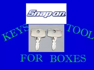 SNAP ON Y001-Y099 SET OF 2 KEYS TOOLBOX (NOT FOR CRAFTSMAN) FREE SHIPPING - Picture 1 of 1