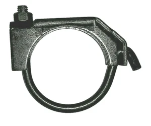 Mopar Exhaust CLAMPS 'Q' SHAPE 2 1/4" PAIR 1968-1971 B-body! *ALL DETAILS Below! - Picture 1 of 4