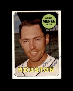 Denis Menke Hand Signed 1969 Topps Houston Astros Autograph - Bild 1 von 2