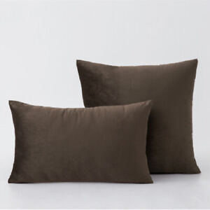 16" 18" 20" 24" Velvet Large Cushion Cover Pillow Throw Case Sofa Car Home Decor