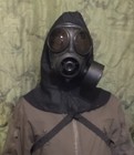 Remploy Responder Black Hood ONLY EDC Rubber Escape Riot CBR NBC Suit Mask Latex