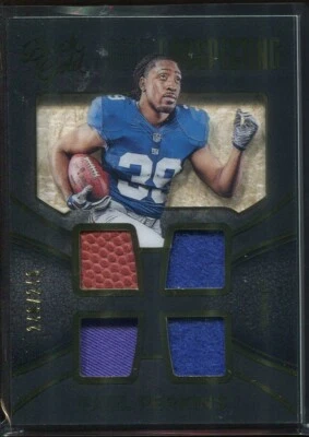 2016 Panini Black Gold Paul Perkins /249 Quad Patch #GQ17 New York Giants B - Image 1 of 3
