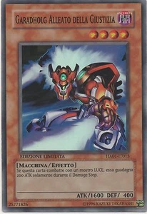 YU GI OH GARADHOLG ALLEATO DELLA GIUSTIZIA • HA01 • SUPER RARA - Foto 1 di 1