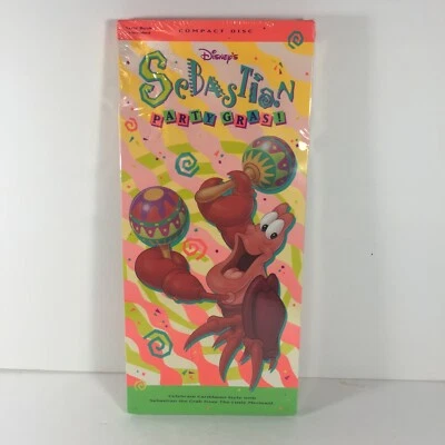 Disney's Sebastian Party Gras! - Little Mermaid - CD NEW Sealed - Long Box 1991 - Image 1 of 4