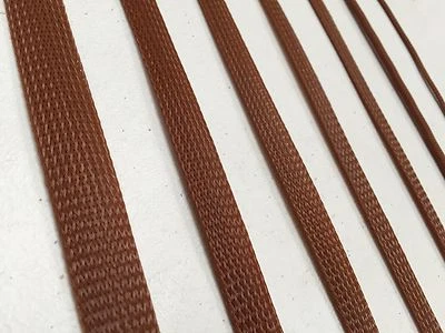 SHAKMODS Brown Braided Sleeving Cable Harness Sheathing Expanding Sleeve in Many sizes!