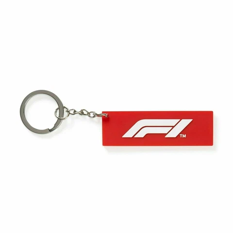 Formula 1 Tech Collection F1 Logo Keychain- Red/Black Cover