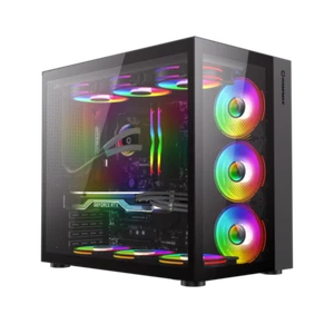 GAMING DESKTOP PC CUSTOM Intel i5-14400 16GB RAM 512GB NVMe RX 550 CU8.24.67 - Picture 1 of 6