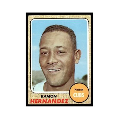 1968 Topps (Damaged) Ramon Hernandez Cubs #382 - Image 1 of 3