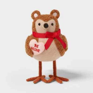 Botones Featherly Friends Día de San Valentín Oso Marrón Colección por Spritz NUEVO - Imagen 1 de 3