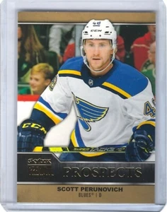 2021-22 Metal Universe Skybox Premium Prospects #PP-19 Scott Perunovich - Picture 1 of 2