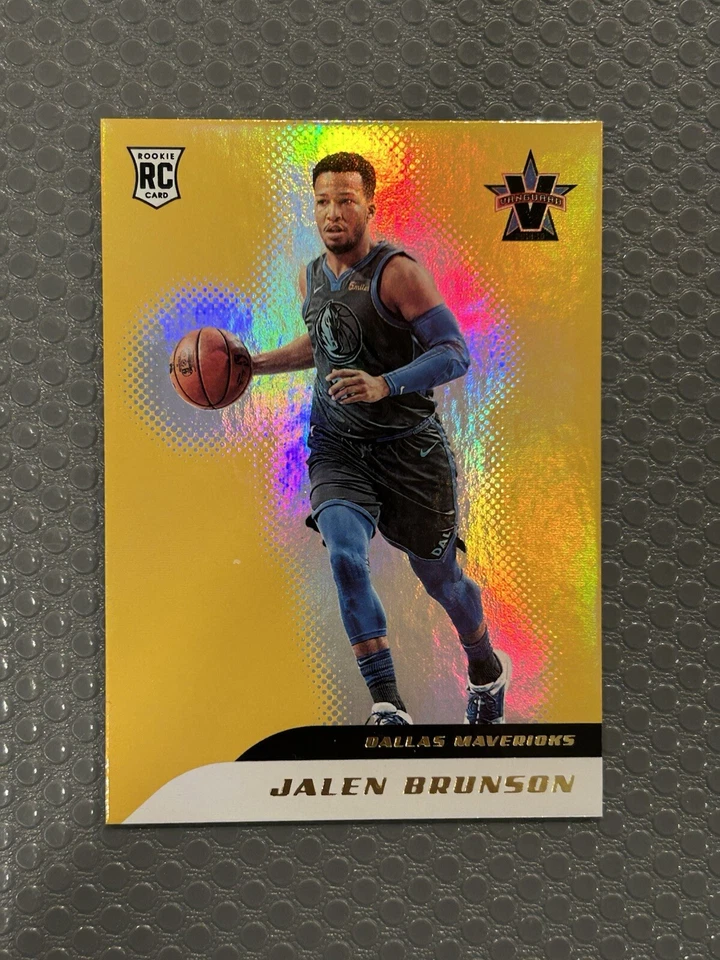 2018 Panini Vanguard GOLD Jalen Brunson /10 Rookie RC #474 Knicks Mavs MVP - Image 1 of 2